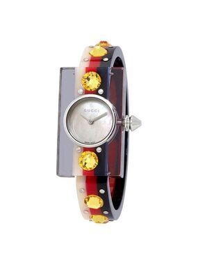 Gucci | Accessories | Gucci Gold Womens Watch With Tricolor  display picture 1